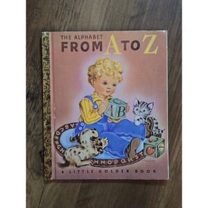 Vintage Little Golden Book - The Alphabet from A to Z - Golden Books